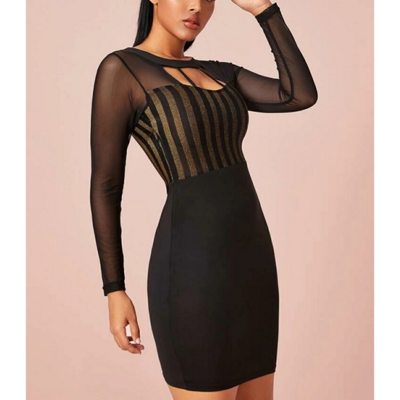 ❗CLEARANCE❗Glitter Bodycon Dress - Picture 3 of 5